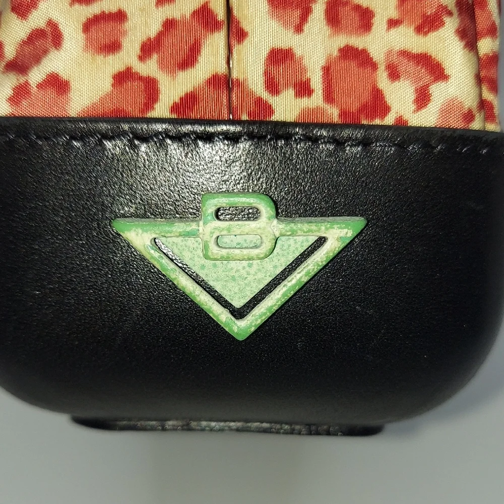 Bottega Veneta Leopard Print Cosmetic Case w/ Black Trim
